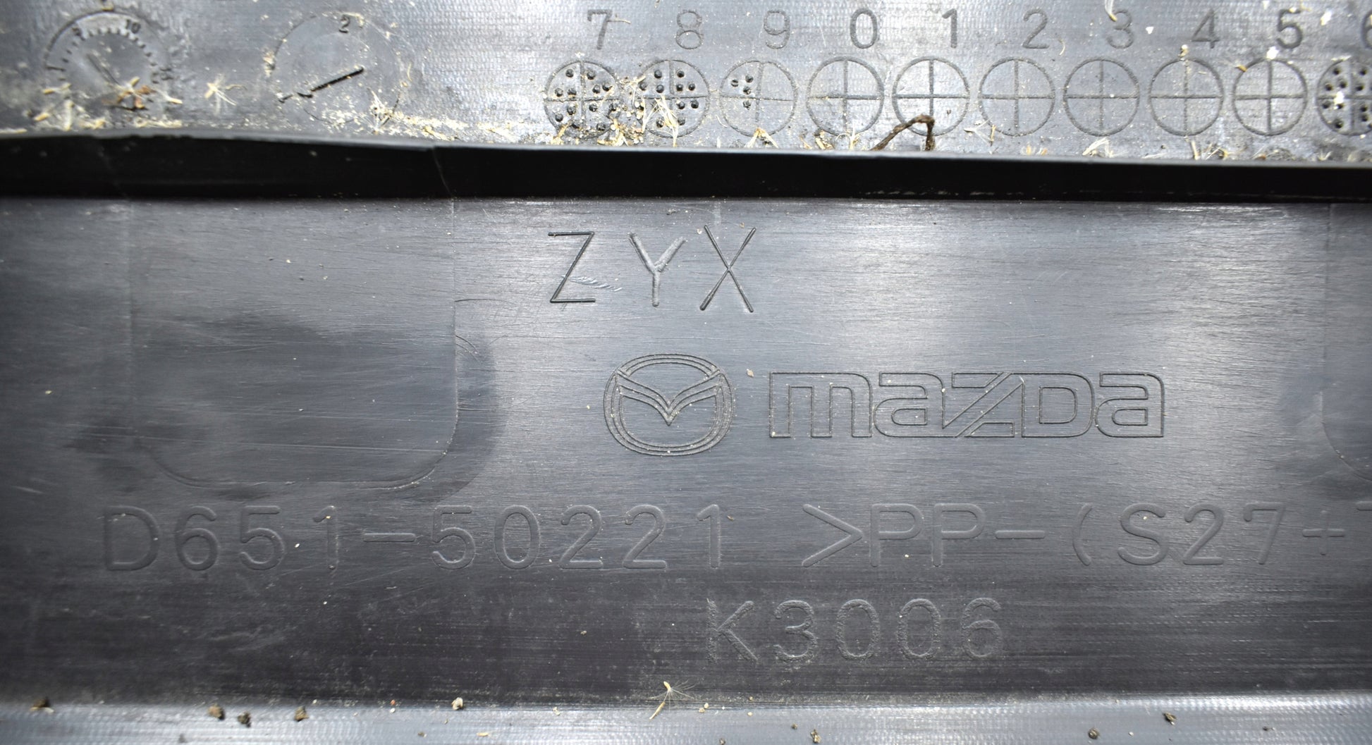 MAZDA 2 DE REAR BUMPER ORIGINAL