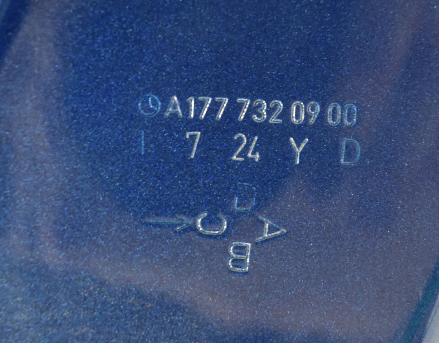 MERCEDES A-CLASS W177 LEFT REAR DOOR ORG HB