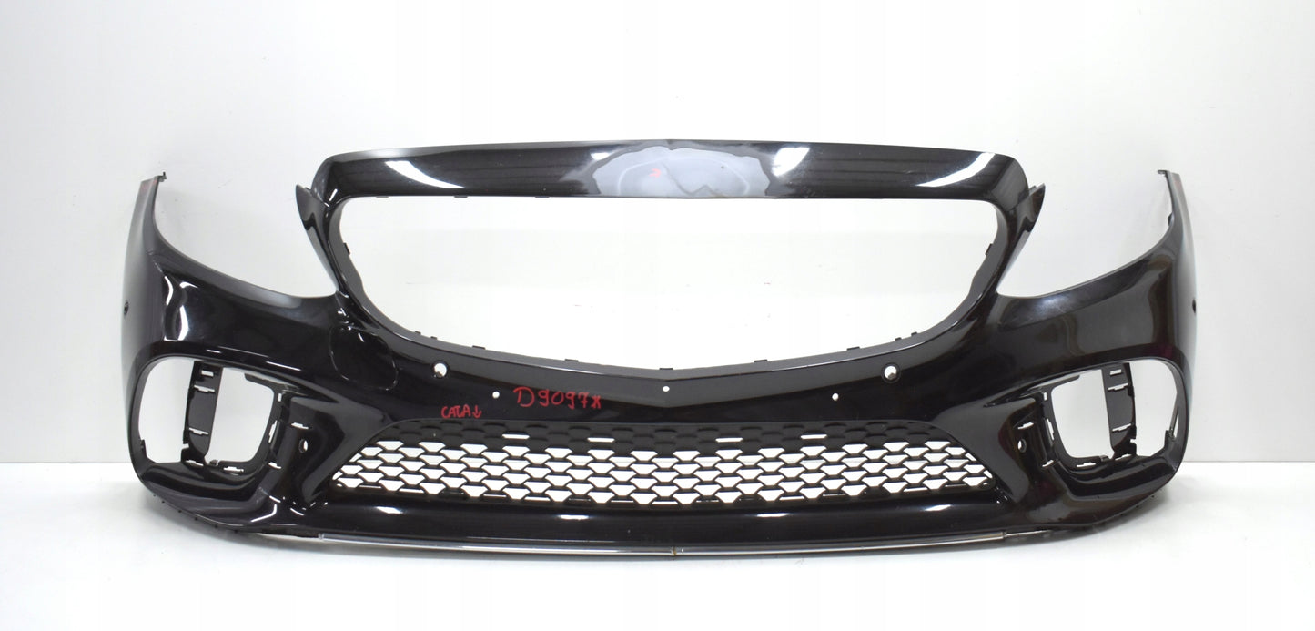 MERCEDES C CLASS W205 AMG LIFT FRONT BUMPER FRONT ORIGINAL + GRILLE
