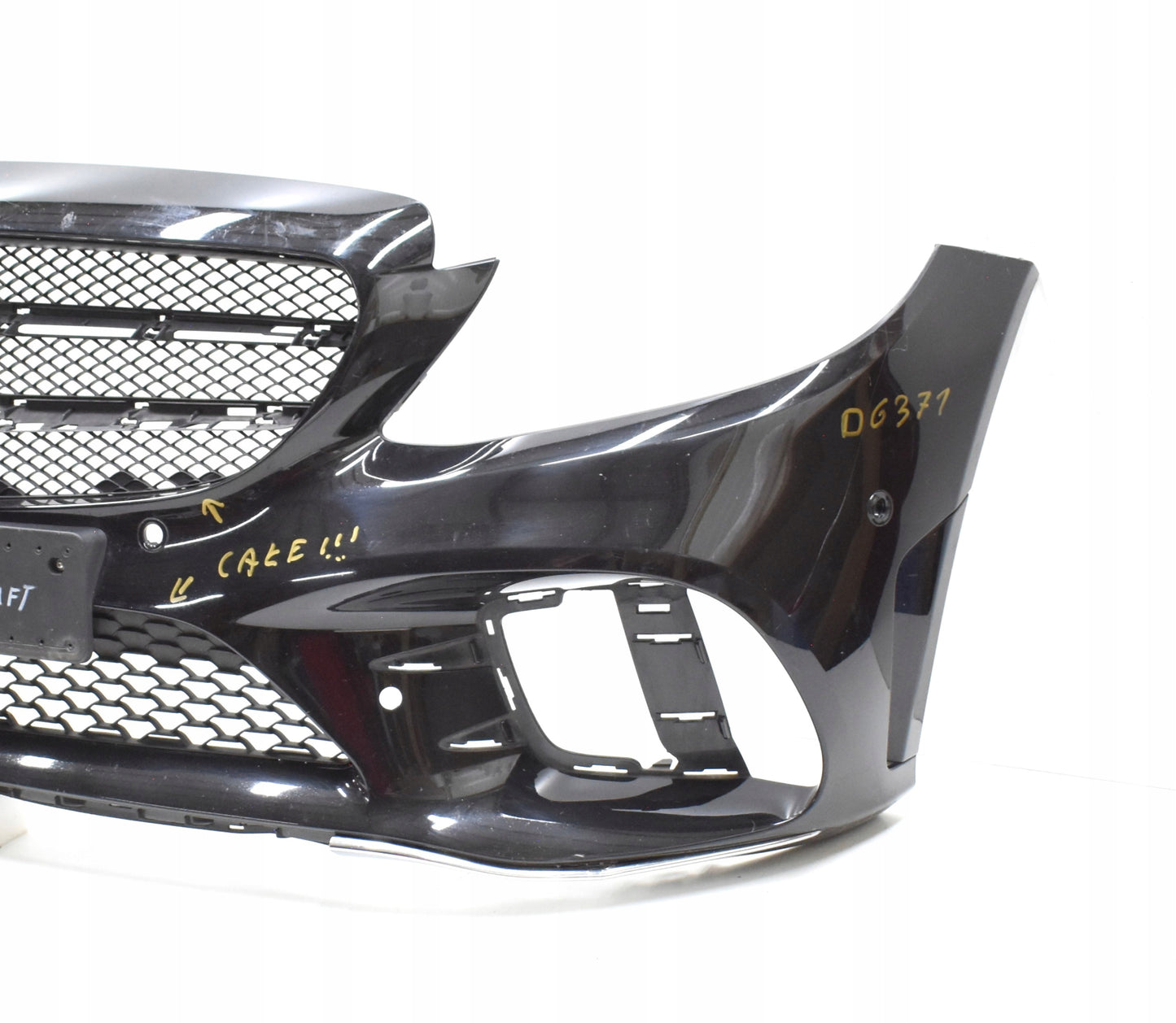 MERCEDES C CLASS W205 LIFT AMG FRONT BUMPER ORG + GRILLES