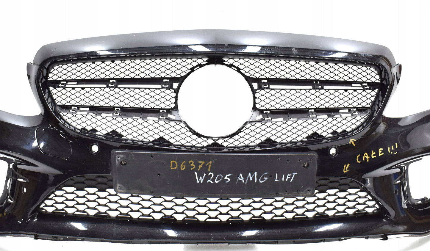 MERCEDES C CLASS W205 LIFT AMG FRONT BUMPER ORG + GRILLES