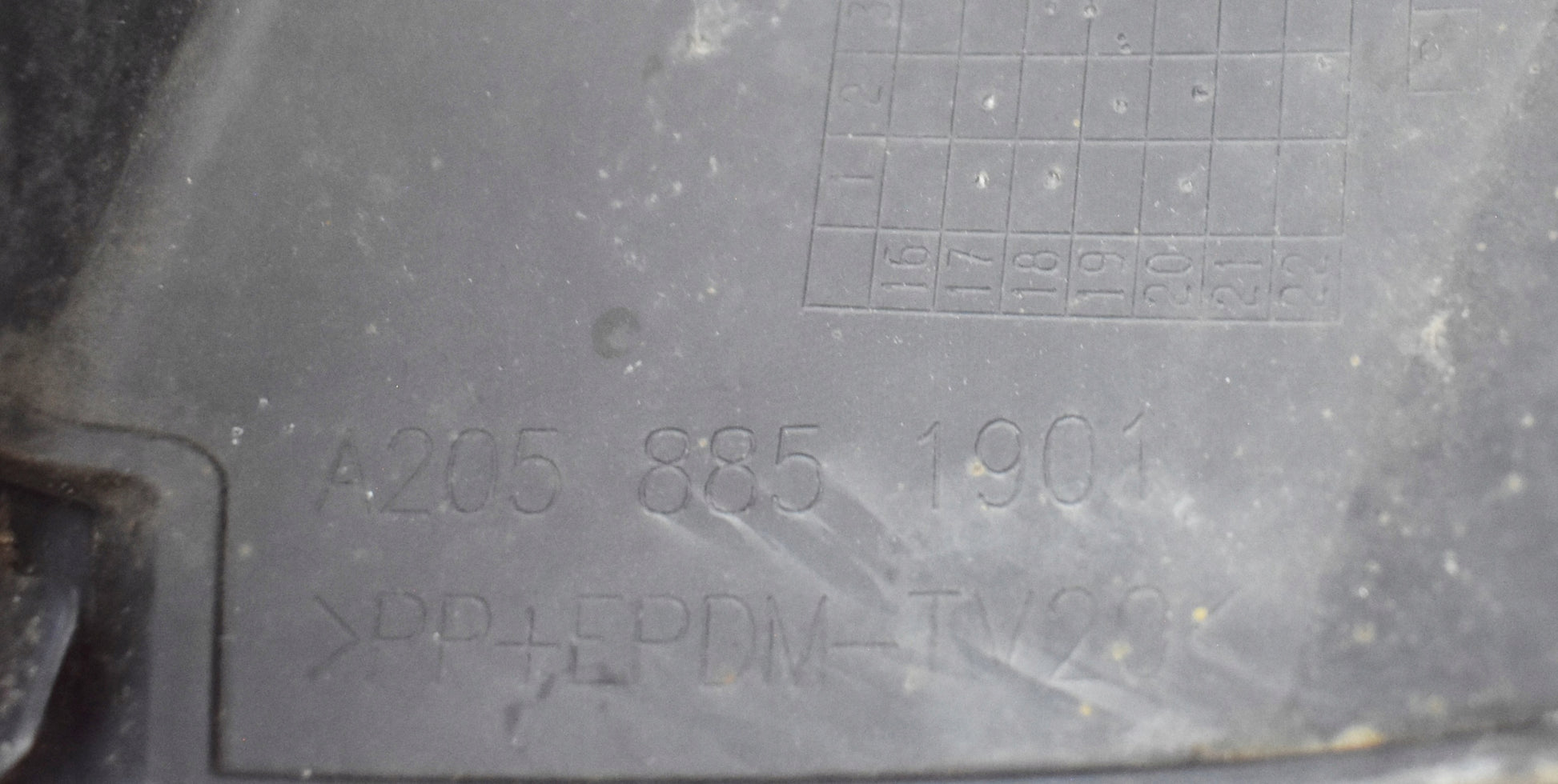 MERCEDES C-CLASS W205 LIFT FRONT BUMPER