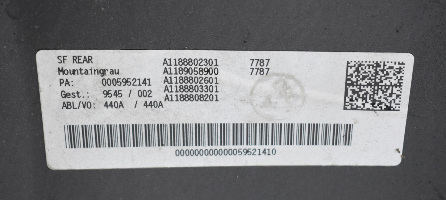 MERCEDES CLA W118 AMG REAR BUMPER ORG + BOTTOM