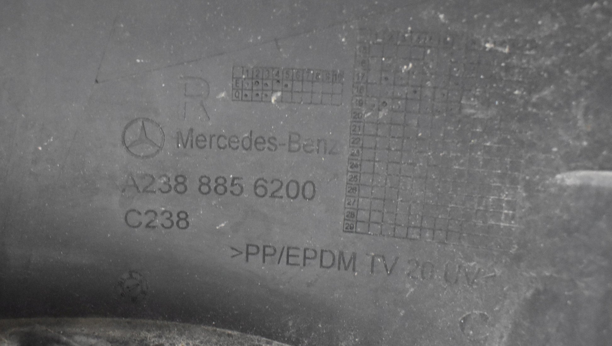 MERCEDES E-CLASS COUPE W238 FRONT BUMPER ORG + GRILLES + FRAMES