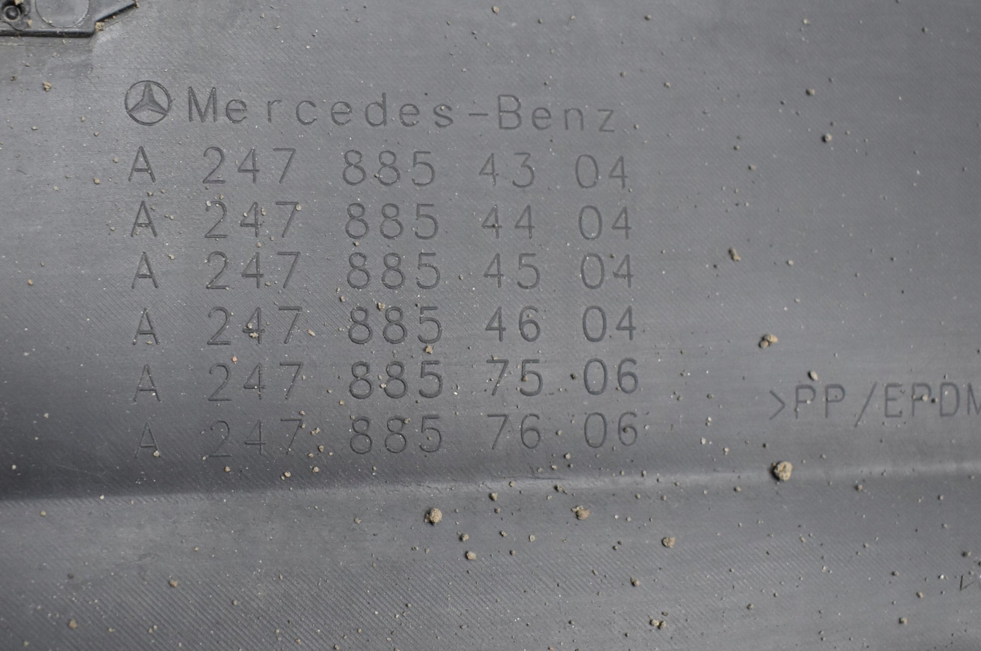 MERCEDES GLA II W247 H247 AMG REAR BUMPER REAR ORIGINAL + BOTTOM