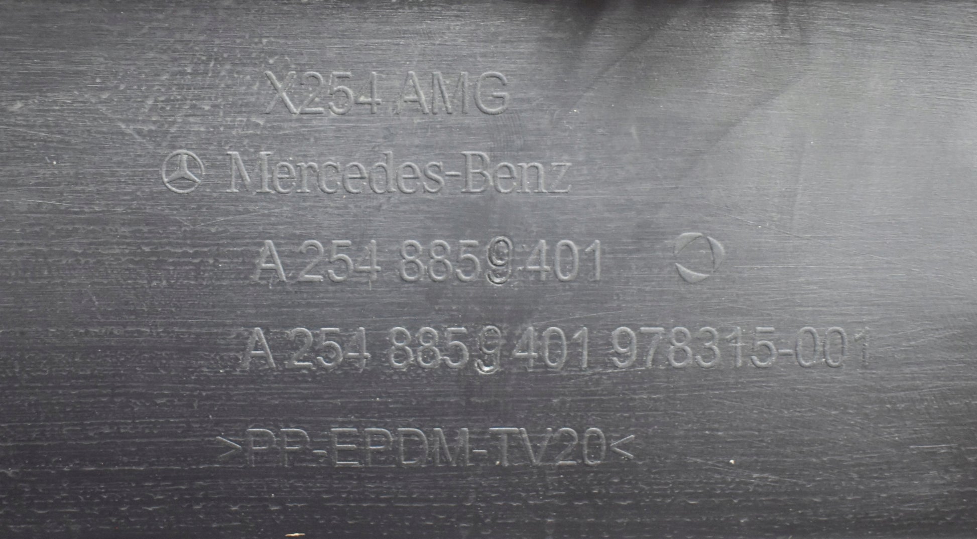 MERCEDES GLC W254 AMG REAR SPOILER REAR BUMPER REAR ORG