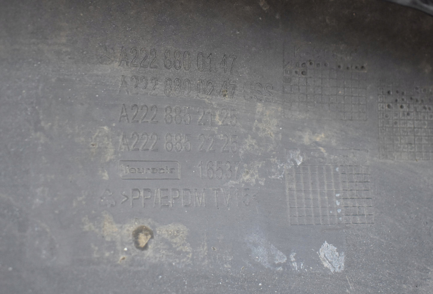 MERCEDES S-CLASS W222 FRONT BUMPER ORG + GRILLES