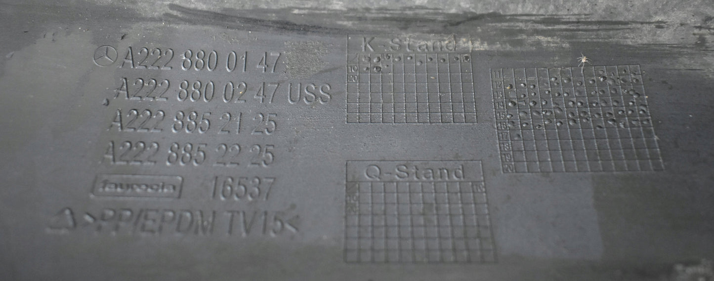 MERCEDES S CLASS W222 FRONT BUMPER ORIGINAL