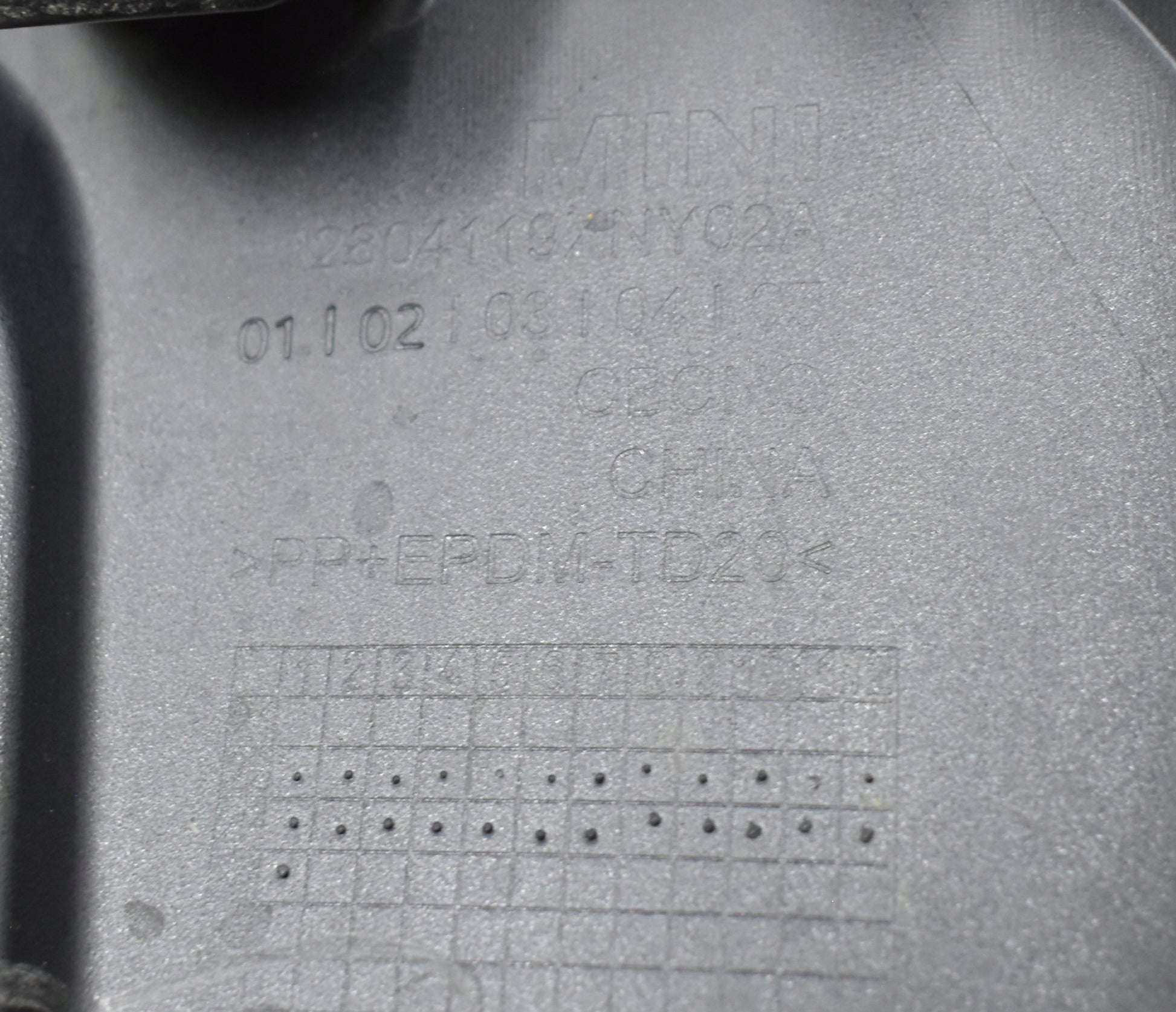 MINI COOPER J01 JCW SE DYFUZOR REAR BUMPER SPOILER ORG 2024+