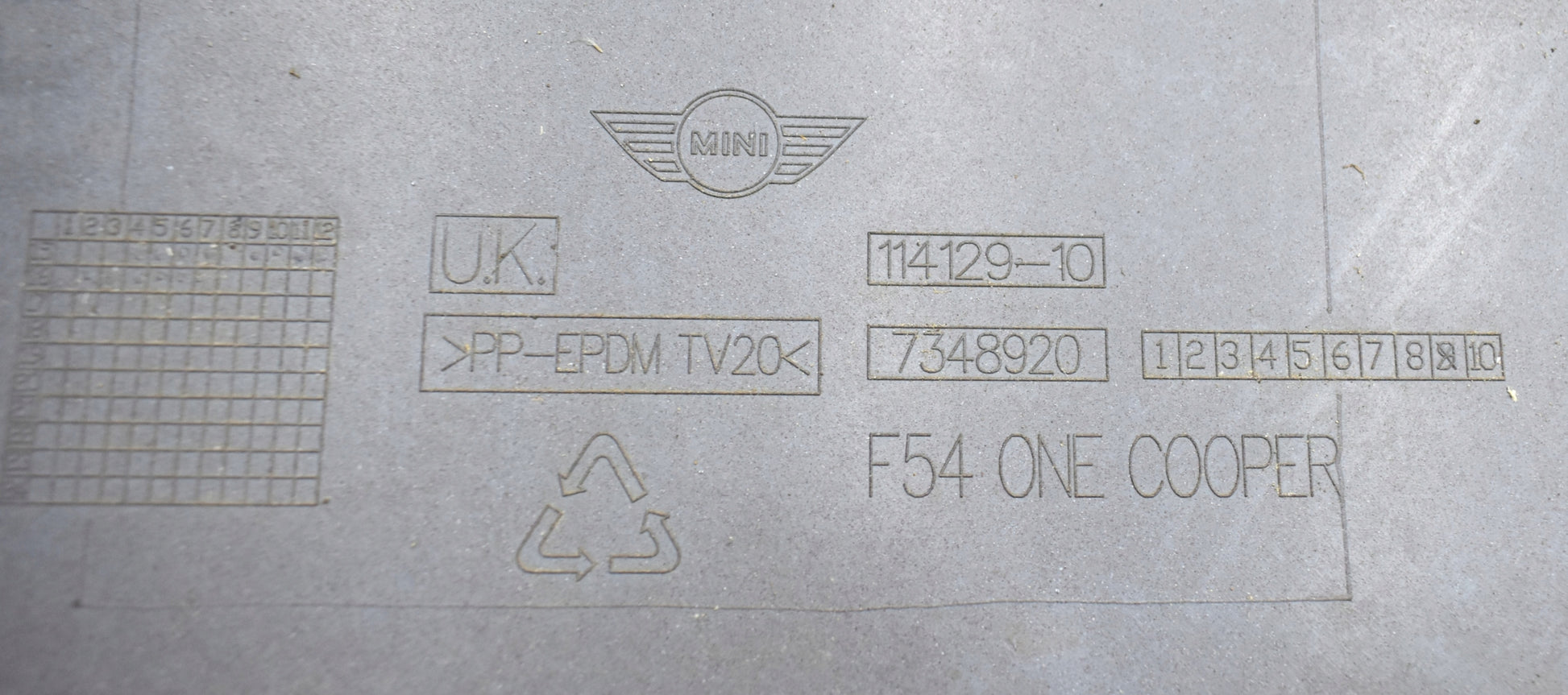 MINI COOPER ONE F54 REAR BUMPER ORG