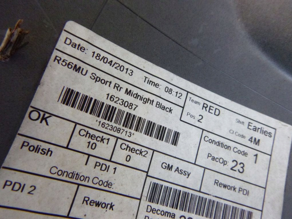 MINI COOPER S R56 R57 R58 LIFT Rear Bumper