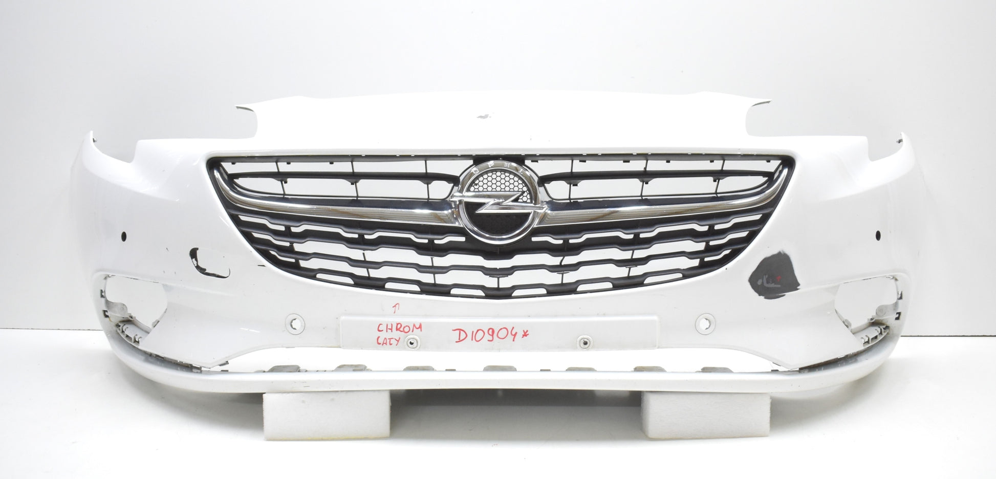 OPEL CORSA E FRONT BUMPER ORIGINAL + CHROME