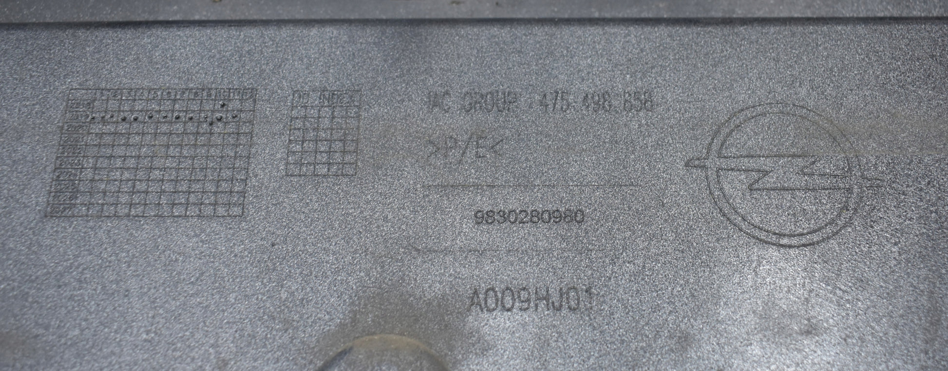 OPEL CORSA F FRONT BUMPER ORIGINAL