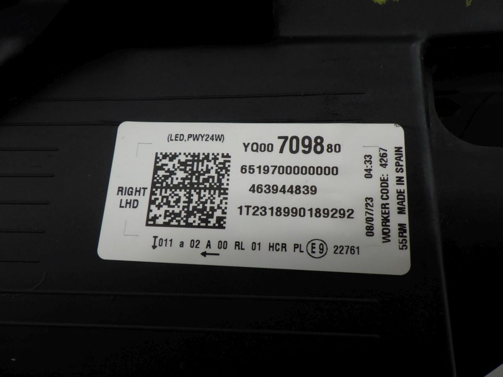 OPEL CROSSLAND X P17 LIFT FULL LED 2020- Right Headlight