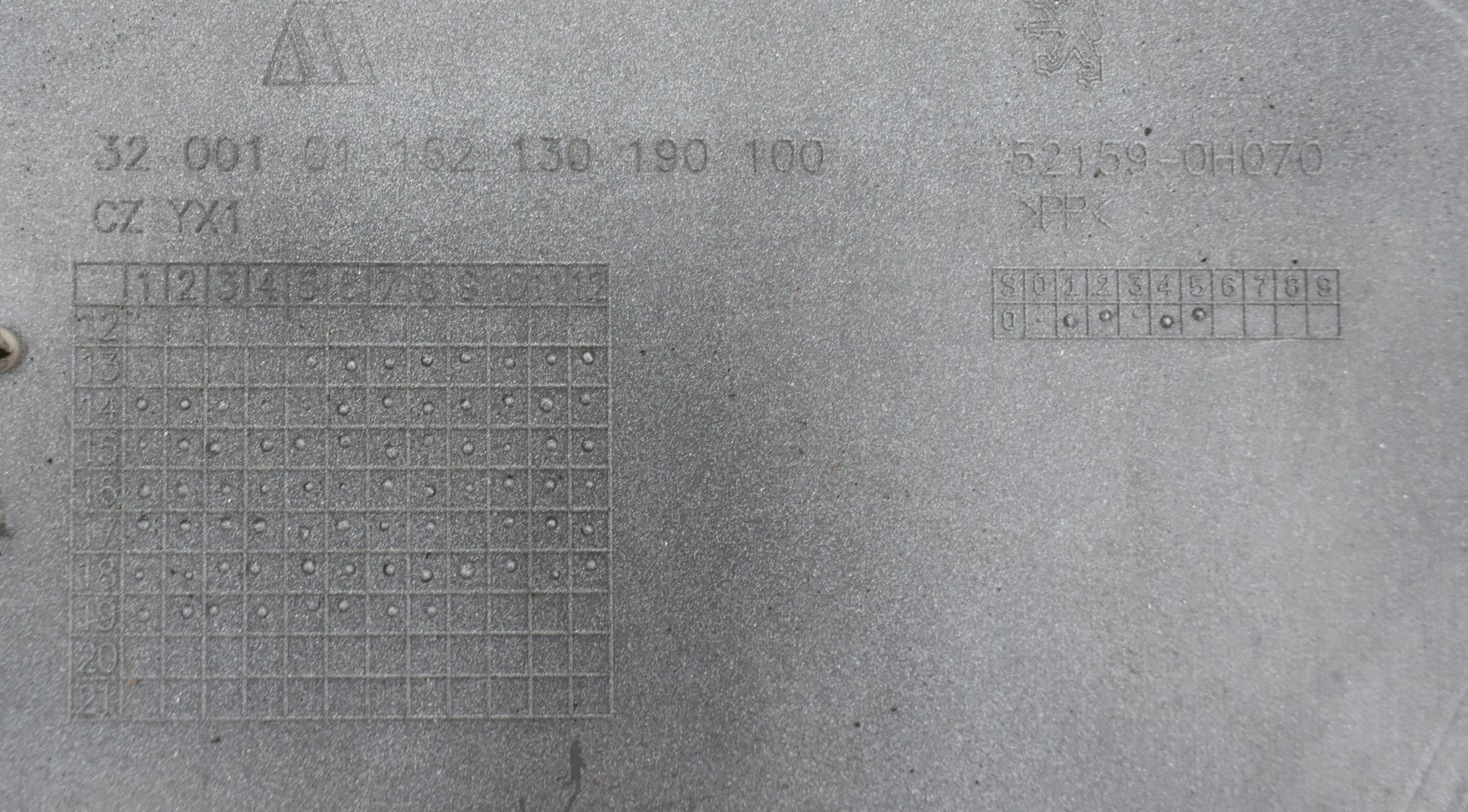 PEUGEOT 108 REAR BUMPER ORG