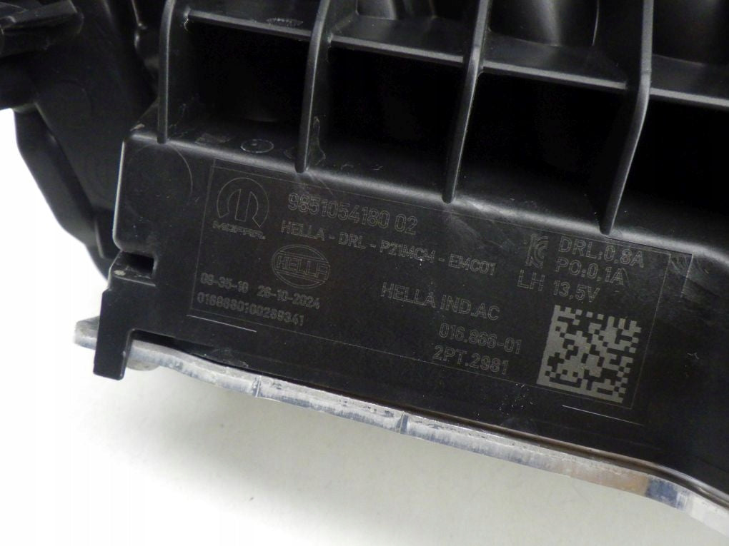 PEUGEOT 208 II LIFT 2023- 9851054180 LED DRL LAMP HALOGEN LEFT