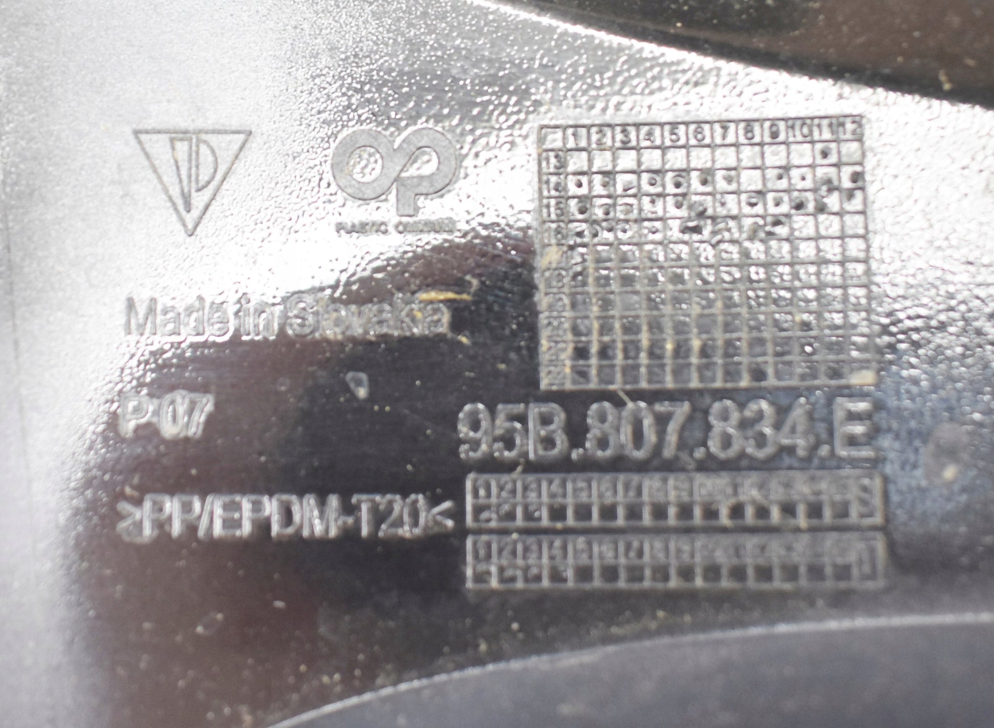 PORSCHE MACAN 95B GTS TURBO DYFUZOR SPOILER ORG