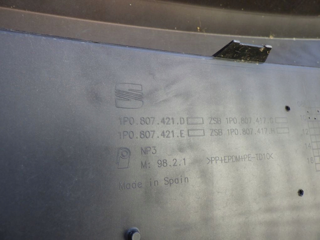 SEAT LEON II 2 LIFT 1P0 2009- Rear Bumper