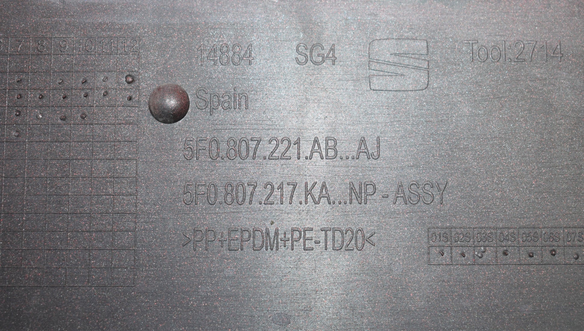 SEAT LEON III CUPRA LIFT FR 5F FRONT BUMPER ORG