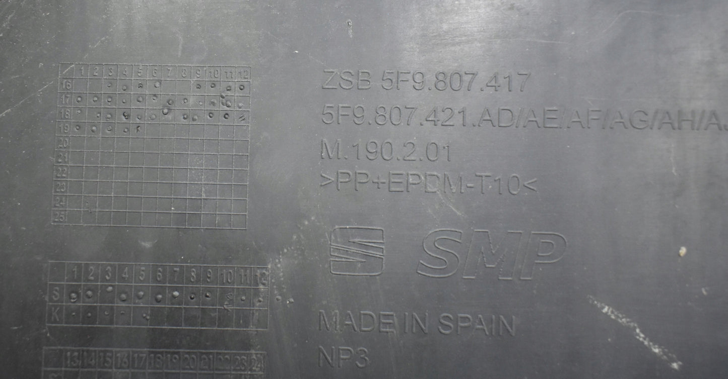 SEAT LEON III LIFT 5F9 REAR BUMPER REAR ORIGINAL ESTATE + BOTTOM