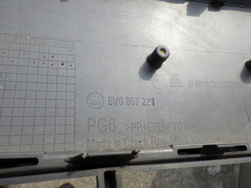 SKODA FABIA III 3 6V0 2014- Front Bumper