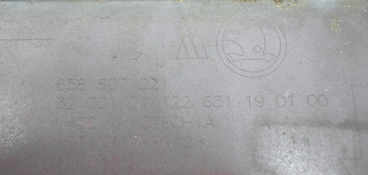 SKODA KAMIQ 658 FRONT BUMPER ORG