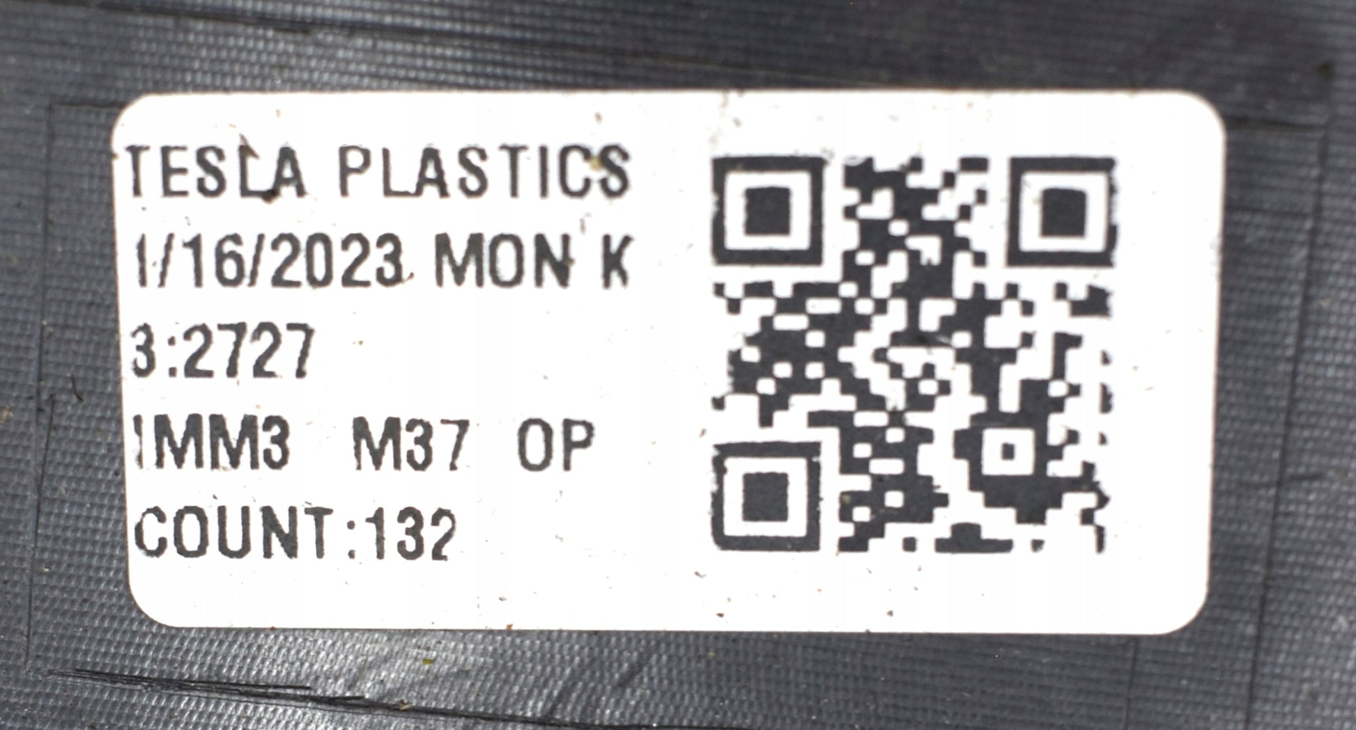 TESLA MODEL X REAR BUMPER ORG