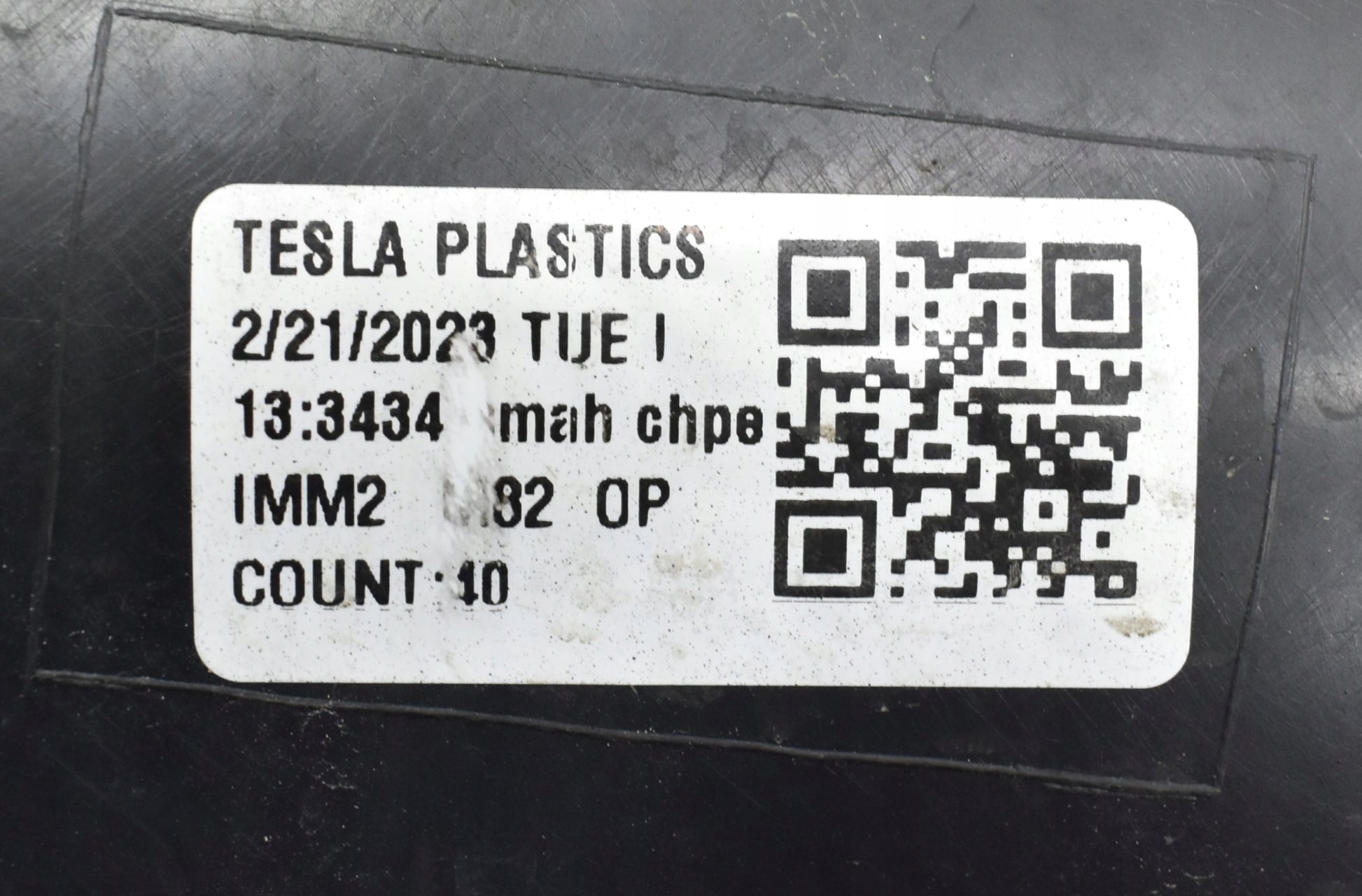 TESLA MODEL X PLAID FRONT BUMPER ORIGINAL