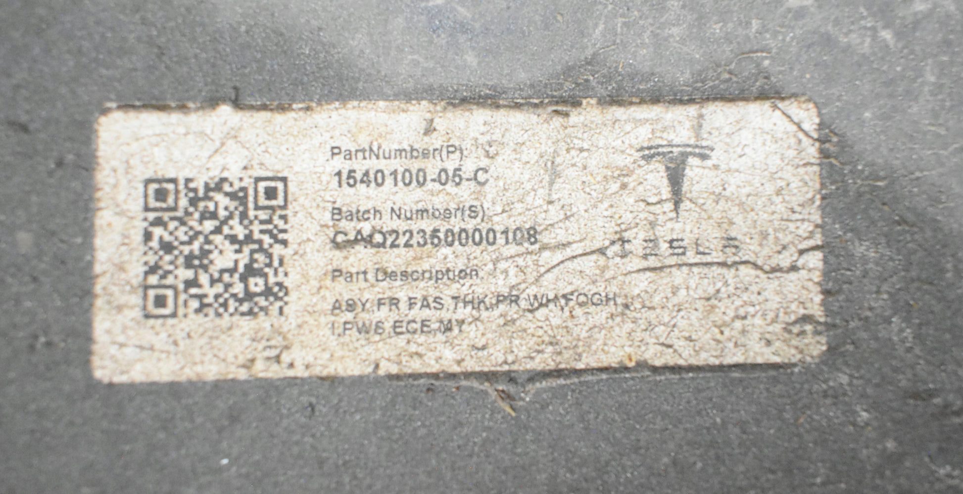 TESLA MODEL Y FRONT BUMPER ORG