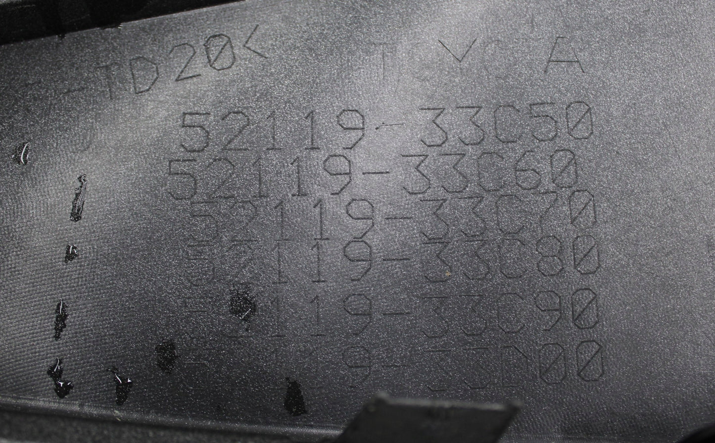 TOYOTA CAMRY VIII LIFT FRONT BUMPER + GRILLE