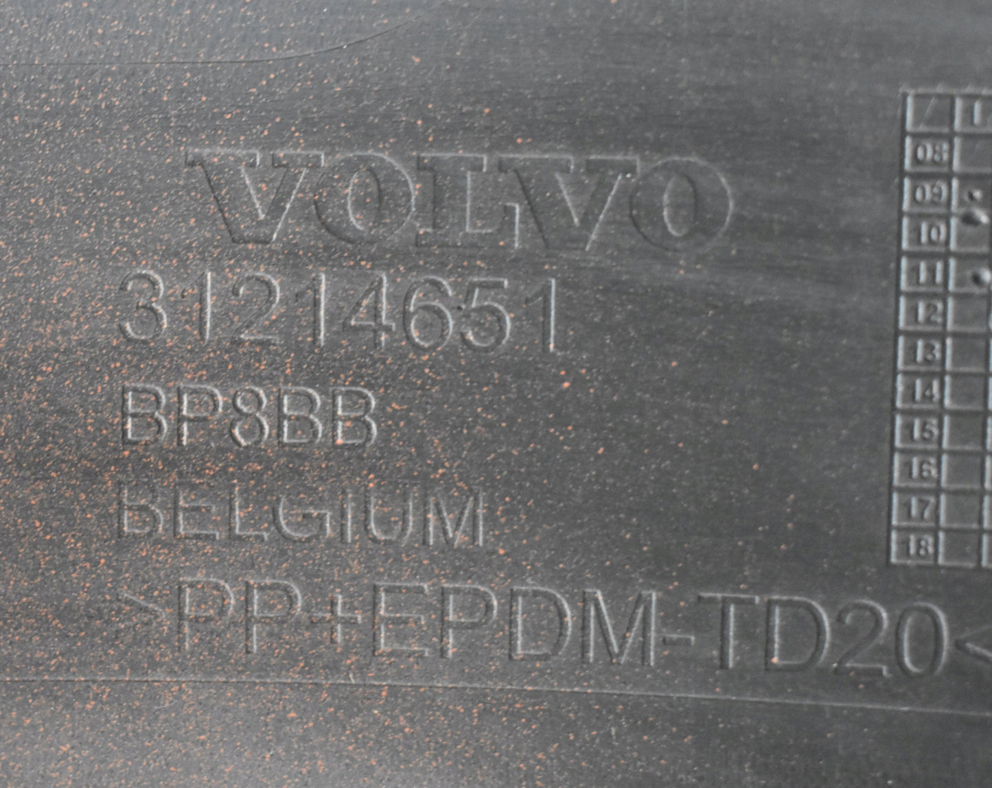 VOLVO C30 LIFT REAR BUMPER GENUINE!