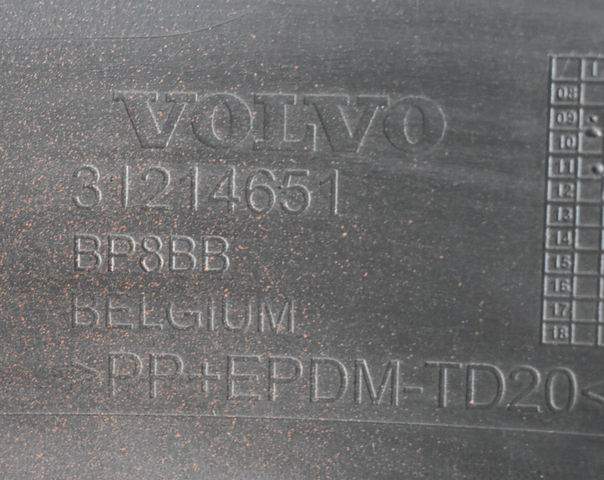 VOLVO C30 LIFT REAR BUMPER GENUINE!