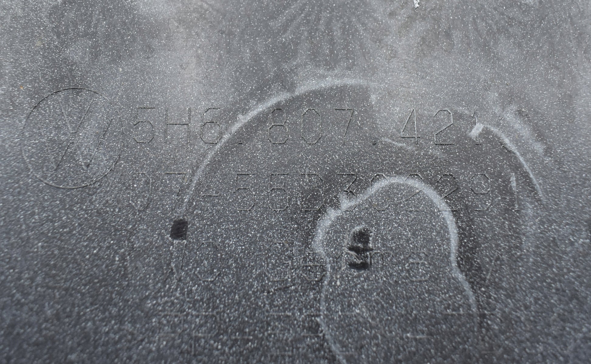 VW GOLF 8 VIII 5H6 REAR BUMPER ORG HB + BOTTOM