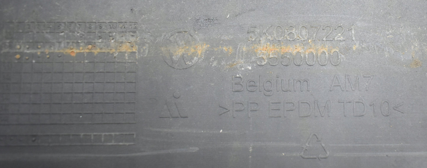 VW GOLF VI 5K0 FRONT BUMPER ORG + GRILLES