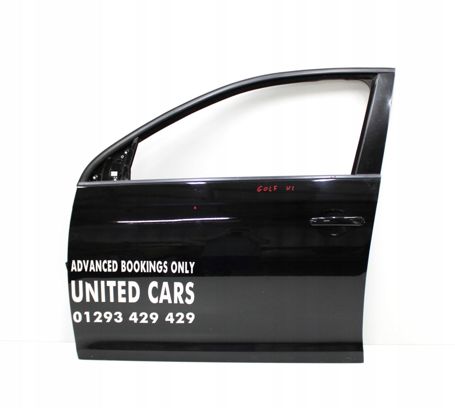 VW GOLF VI 6 5K FRONT LEFT DOOR ORG COMPLETE