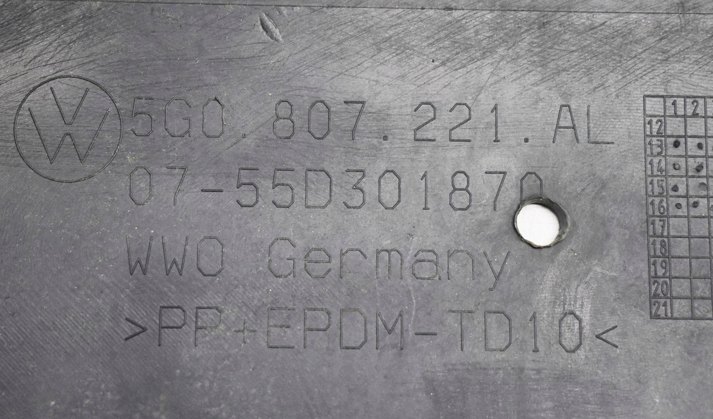 VW GOLF VII 5G0 R LINE Front Bumper ORG