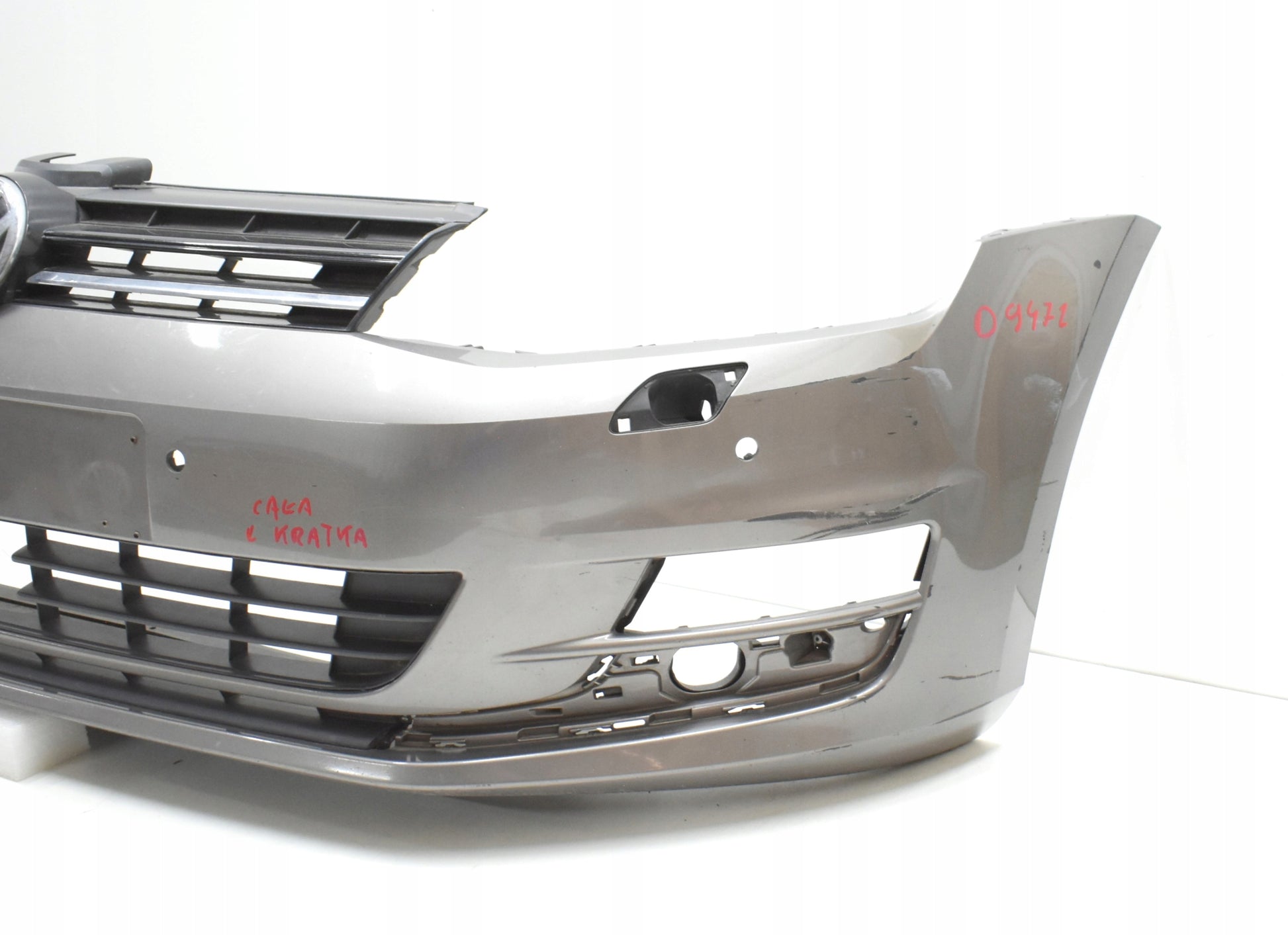VW GOLF VII 5G0 FRONT BUMPER ORG + GRILLE + BOTTOM