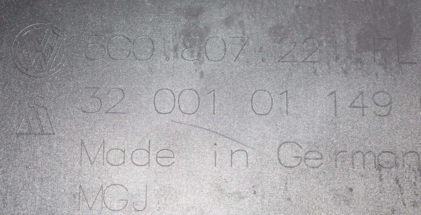 VW GOLF VII LIFT 5G0 FRONT BUMPER ORG