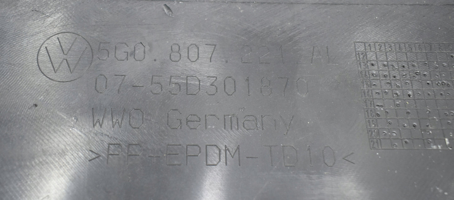 VW GOLF VII R LINE 5G0 FRONT BUMPER ORG