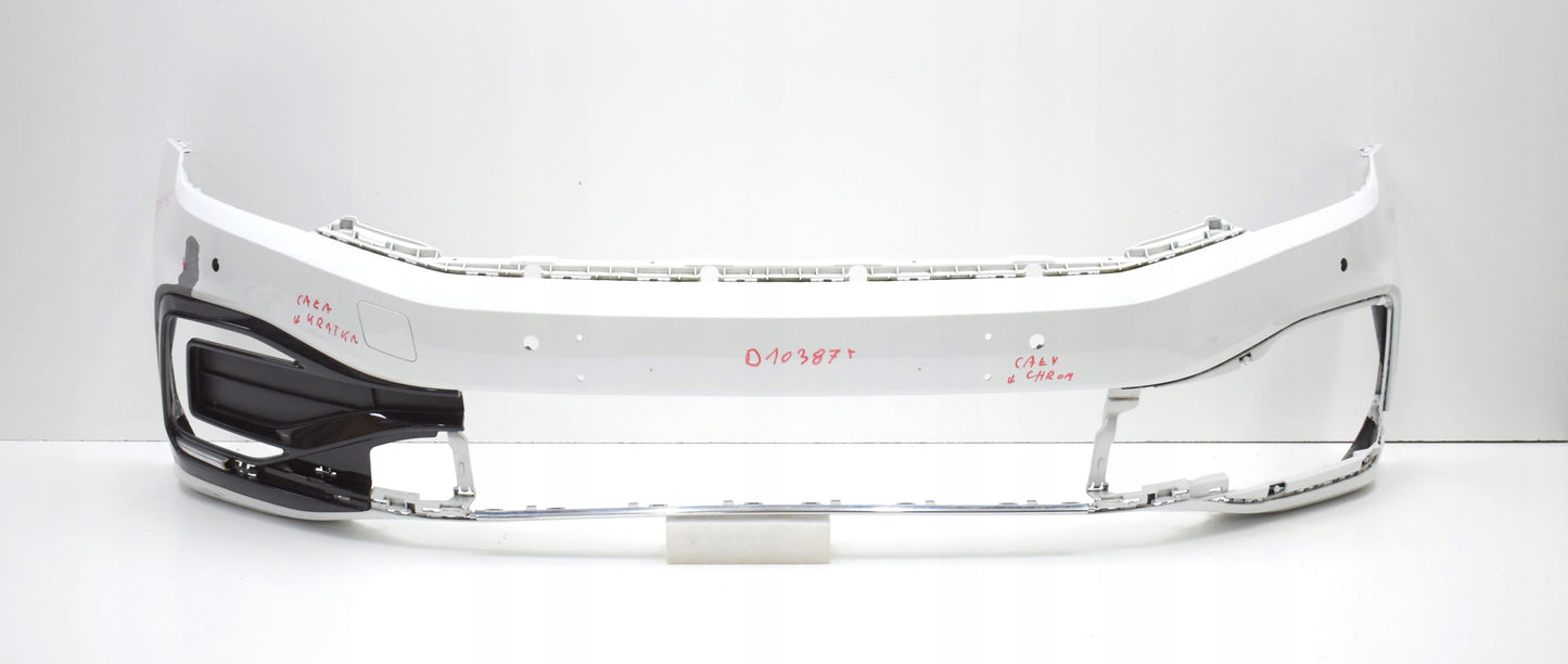 VW PASSAT B8 3G LIFT R LINE FRONT BUMPER ORG + GRILLE + CHROME