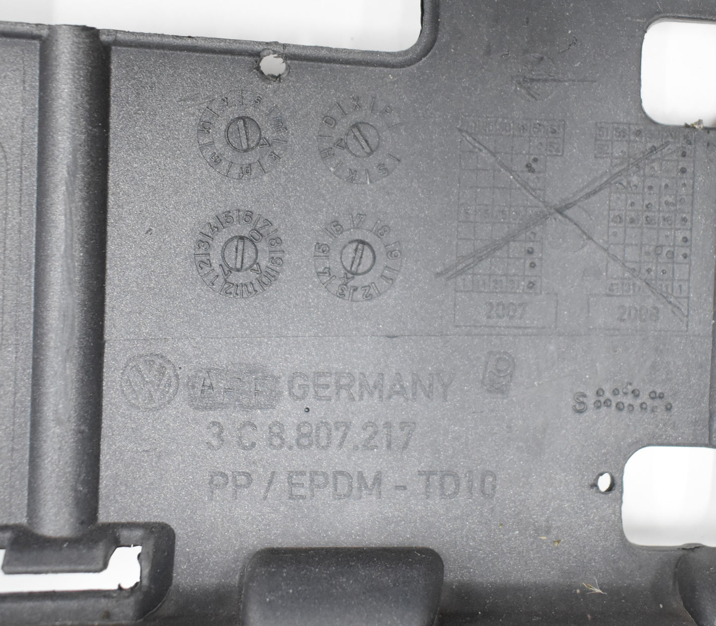 VW PASSAT CC 3C8 FRONT BUMPER ORG