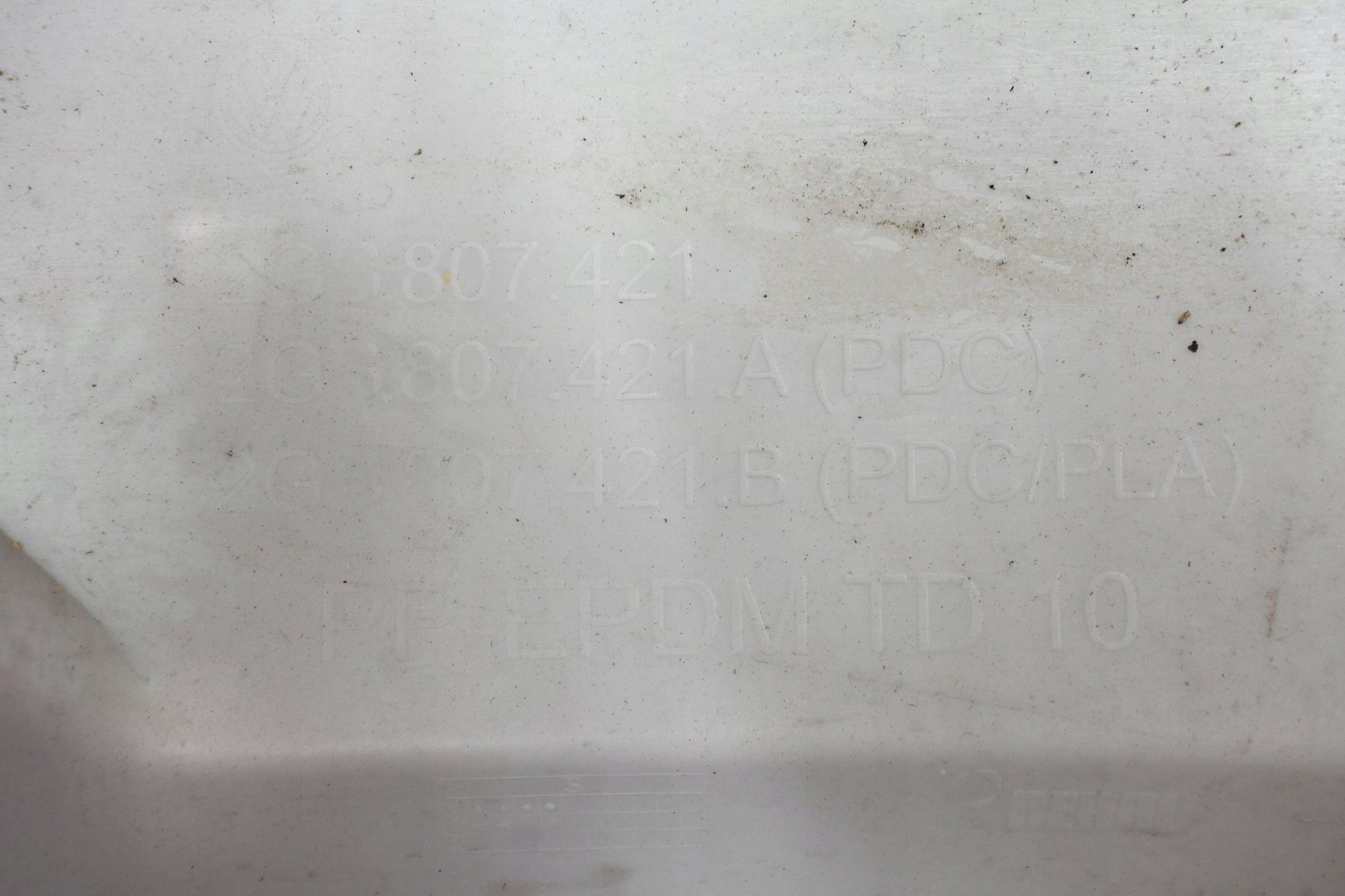 VW POLO 2G 2G6 2GS REAR BUMPER ORG