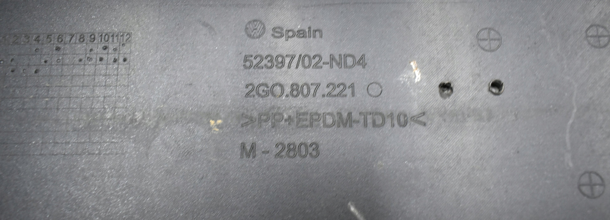 VW POLO 2G0 FRONT BUMPER ORG