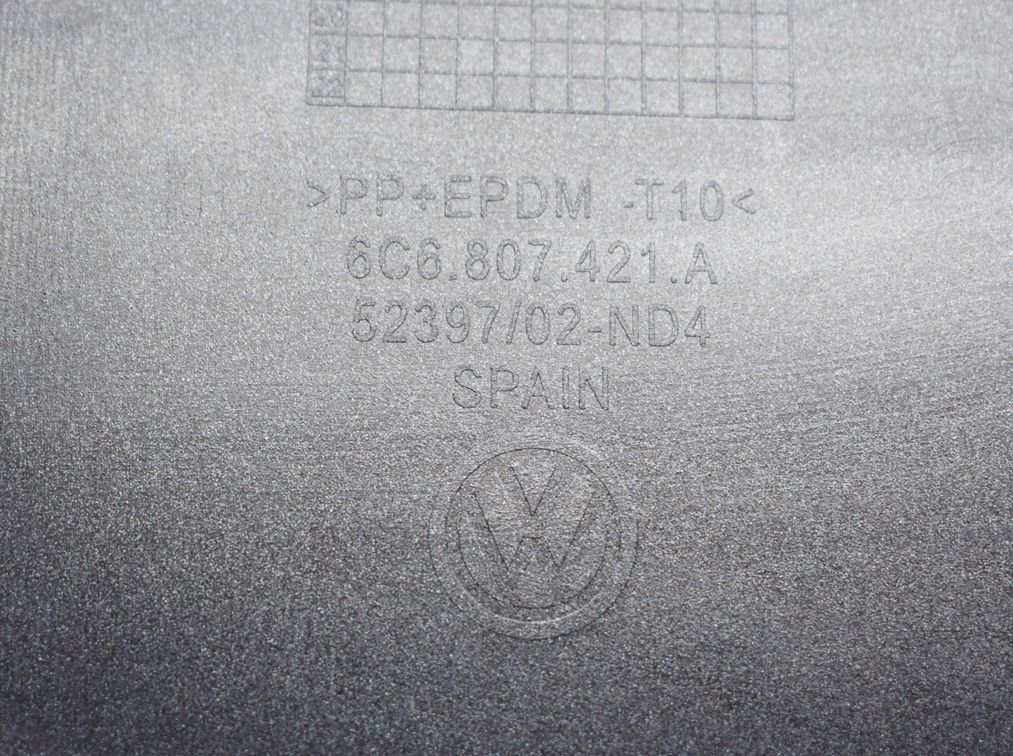 VW POLO 6C6 LIFT REAR BUMPER ORIGINAL! NICE!