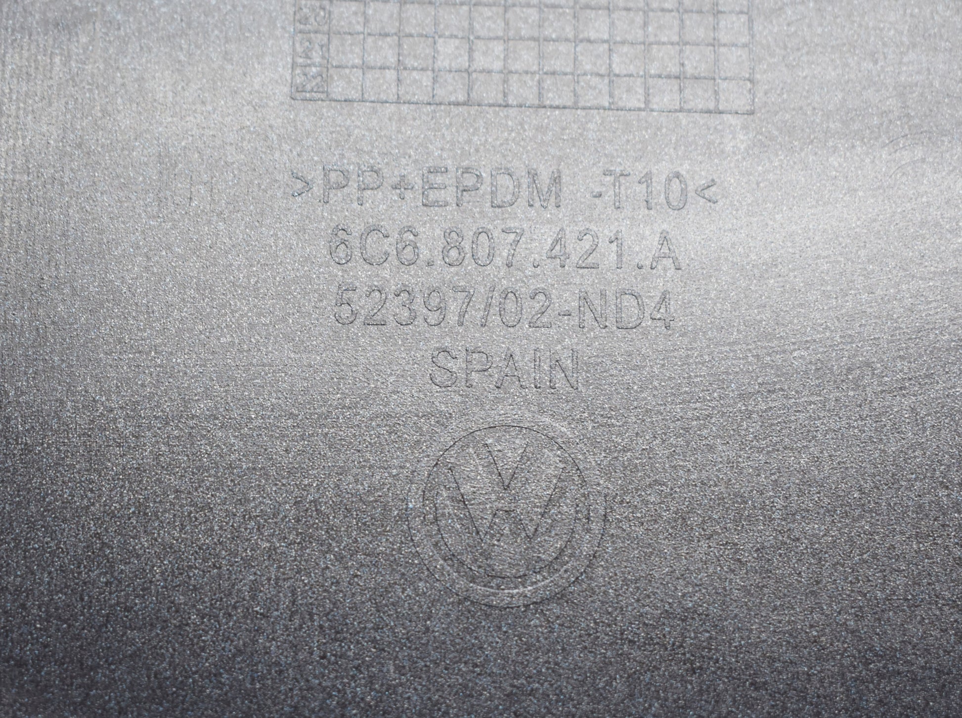 VW POLO 6C6 LIFT REAR BUMPER ORIGINAL! NICE!