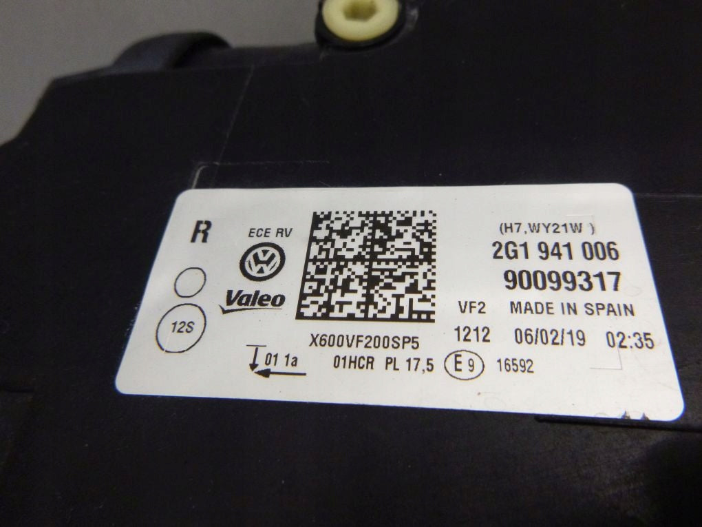 VW POLO VI 2G0 2G1 Right Headlight