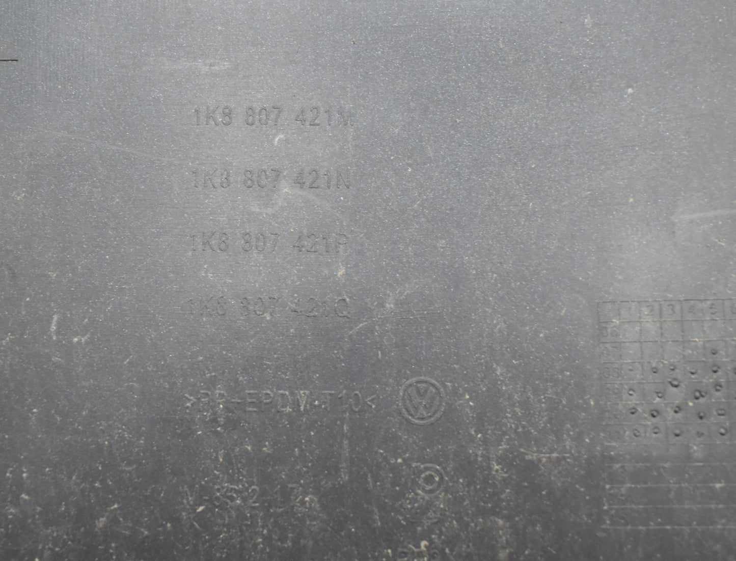 VW SCIROCCO 1K8 REAR BUMPER ORG