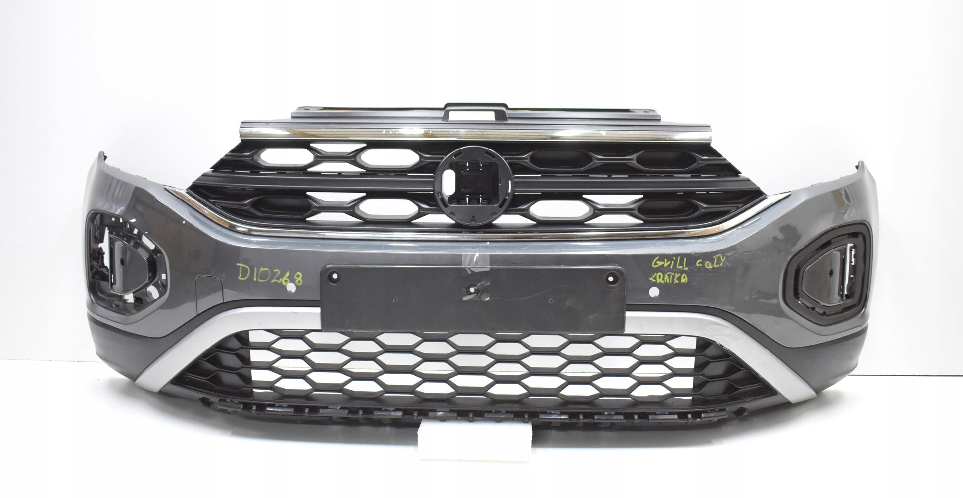 VW T ROC 2GA LIFT Front Bumper OEM + Grille + Grille Insert