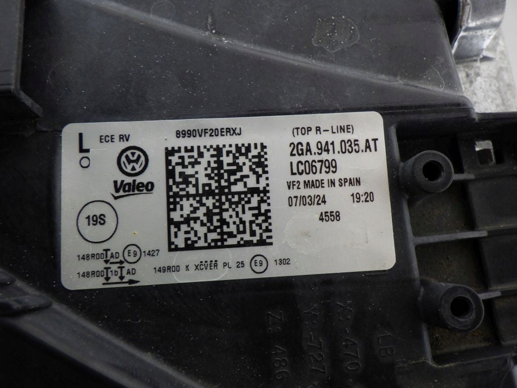 VW T-ROC T ROC FULL LED IQ LIGHT LIFT 21- Front Headlight Left