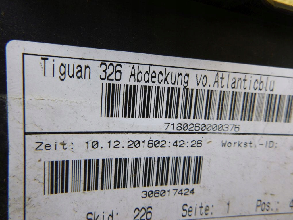 VW TIGUAN 5NA 16- Front Bumper